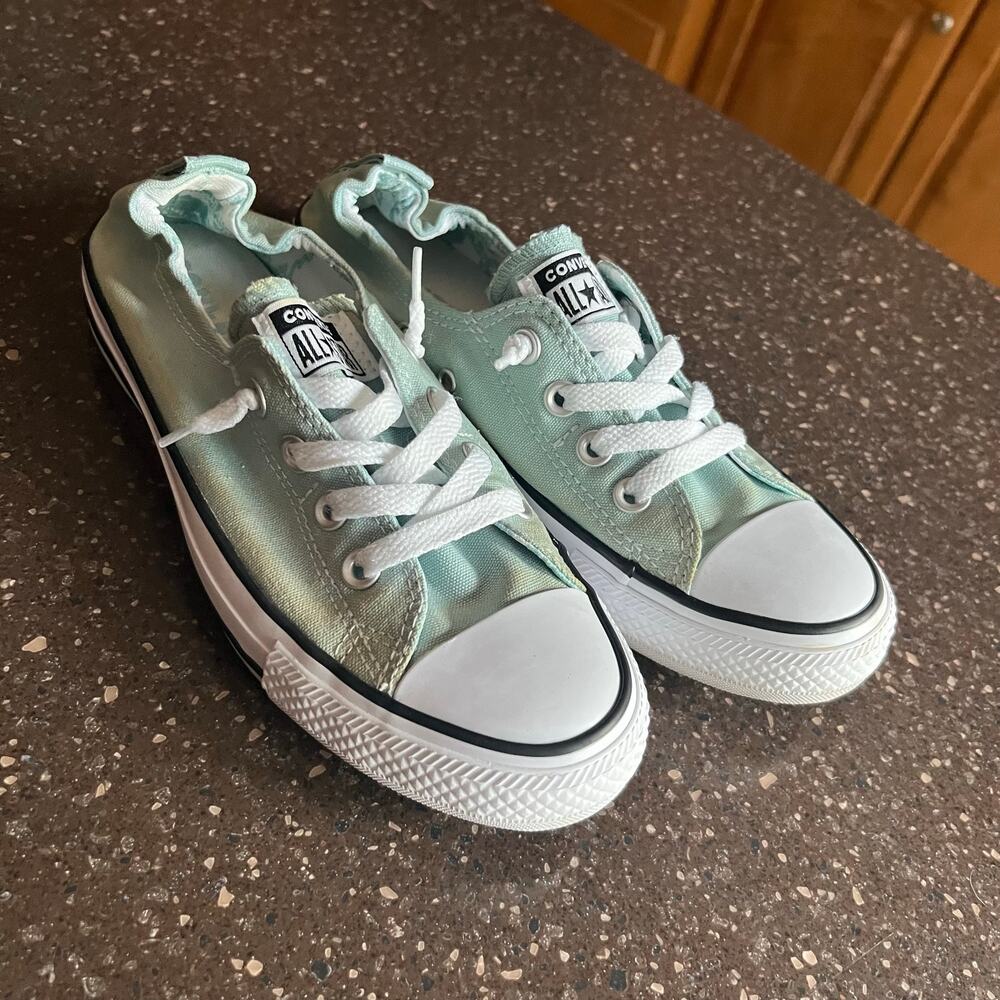 Converse Chuck Taylor Shoreline Shoes Canvas Sneakers Womens 8 Mint Green
